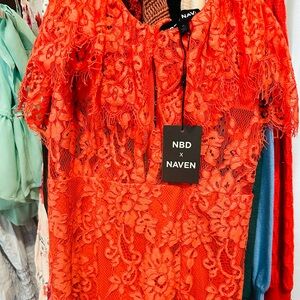 Lace formal dress. Runs small.